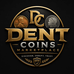 Dent Coins logo — Discover. Verify. Trust.